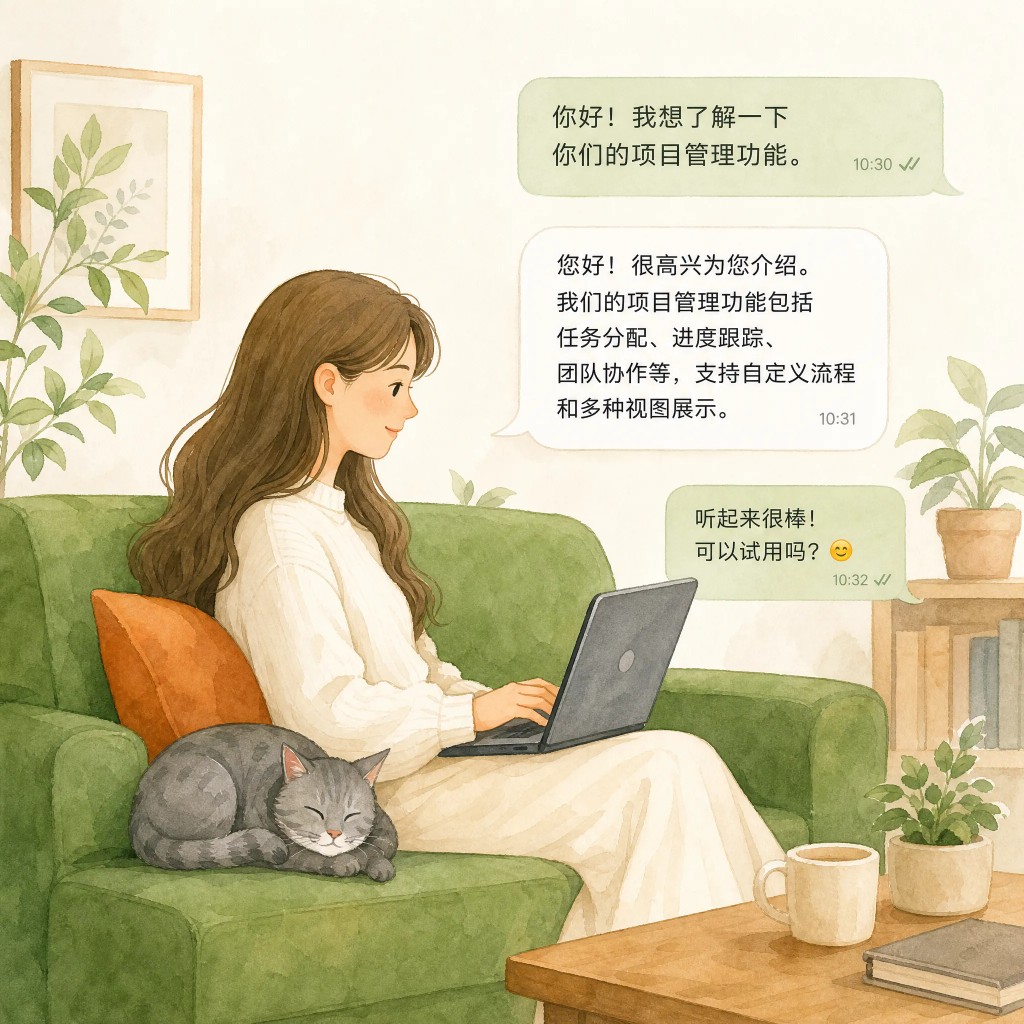 聊天